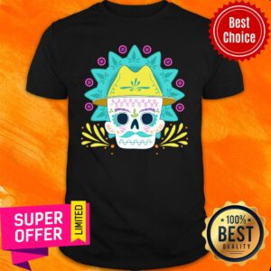 Sugar Skull Flower Mexico Holiday Shirt