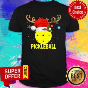 Play Pickleball Hat Santa Claus Reindeer Shirt