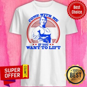 Premium Robot Rave Arnie Come With Me If You Want To Lift Shirt