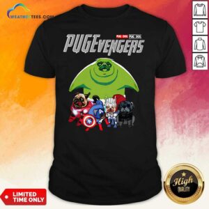 Pretty Pug Dog Marvel Avengers Pugevengers Shirt