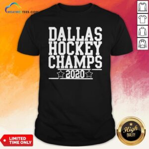 Dallas Champs 2020, Hockey Sticks And Stars, Dallas Champion T-Shirt