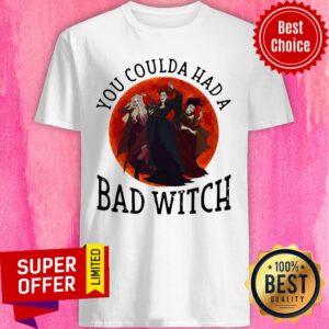 Hocus Pocus You Coulda Had A Bad Witch Sunset Halloween Shirt