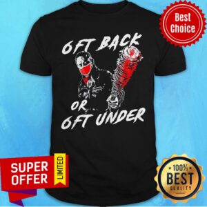 Official Negan Mask 6ft Back Or 6ft Under Shirt