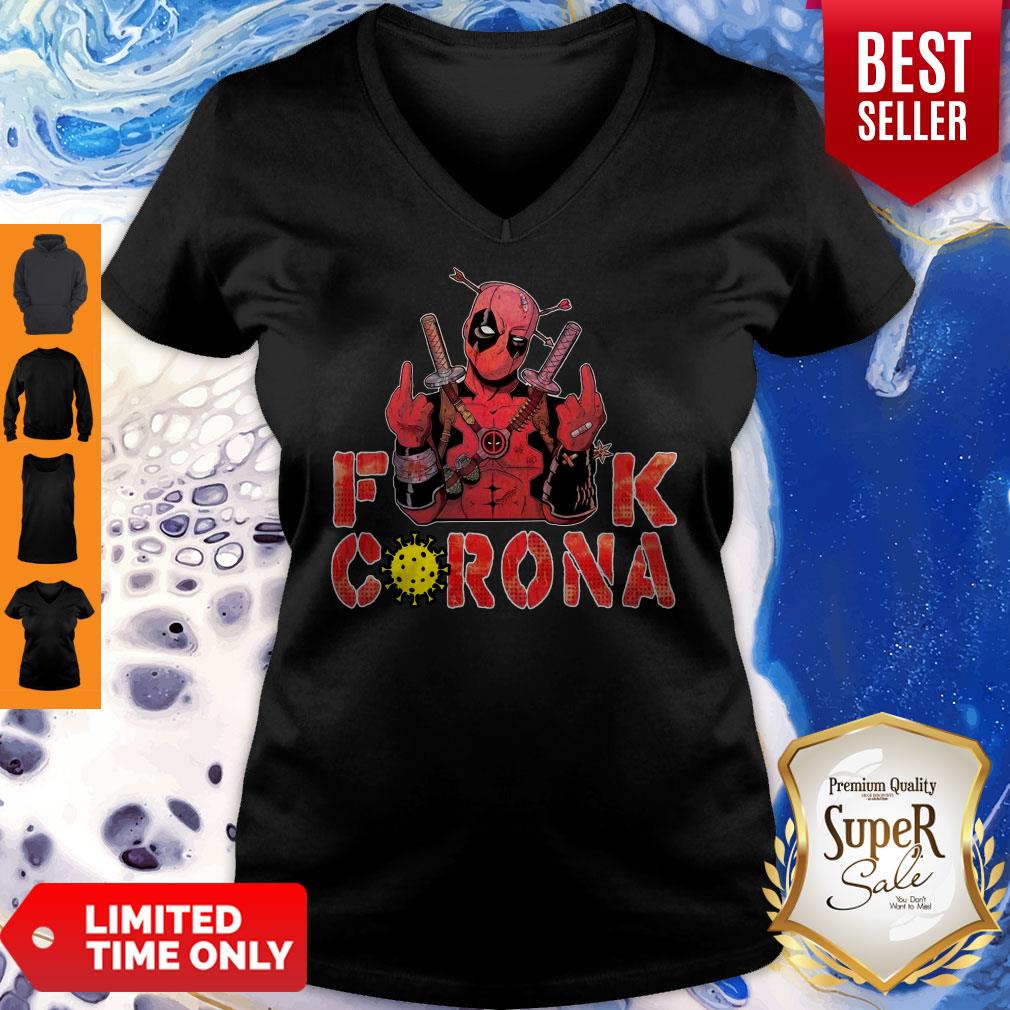 Funny Deadpool Fuck Corona Shirt