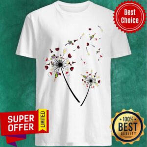 Premium Wine Dandelion Flower Shirt