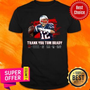Patriots Thank You Tom Brady 12 Shirt