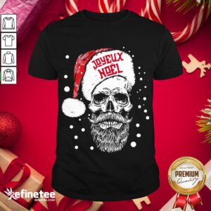 Official Santa Skull Joyeux Noel Shirt