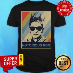 Official Ruth Bader Ginsburg Notorious RBG Crown Poster Shirt