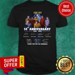 Star Trek 54th Anniversary 1966 2020 Thank You For The Memories Vintage Shirt