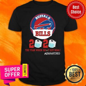 Good Buffalo Bills Face Mask 2020 Toilet Paper The Year When Shit Got Real Quarantine Shirt