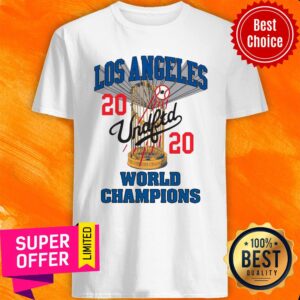MLB Los Angeles Dodgers Undefeated 2020 World Championship Dodgers National League Champions 2020 Blue Shirt