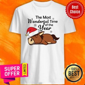 Horse The Most Wonderful Time Of The Year Christmas Shirt