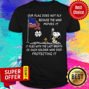 Snoopy New Yorks Yankees Our flag Does Not Fly Because The Wind Moves It Shirt