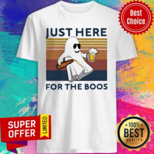 Ghost Beer Just Here For The Boos Vintage Shirt