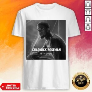 Rip Chadwick Boseman Black Panther 1977 2020 Thank You For The Memories Signature Shirt