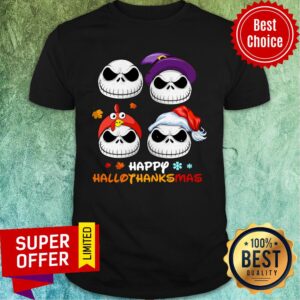Jack Skellington Happy Hallothanksmas Shirt