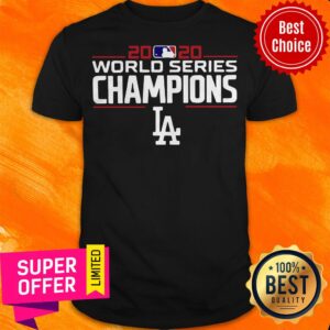 LA Dodgers 2020 World Champions Champions Dodgers Team Signatures Shirt