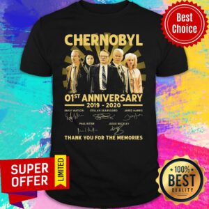 Chernobyl 01st Anniversary 2019 2020 Thank You For The Memories Signatures Shirt