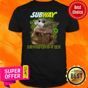 Baby Yoda Mask Subway Survived Covid-19 2020 Shirt