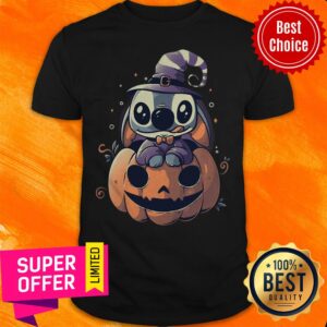 Funny Stitch Pumpkin Halloween Shirt