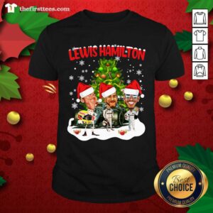 Premium Lewis Hamilton Chibi Christmas Tree Shirt