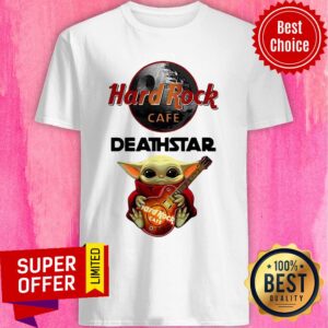 Baby Yoda Hug Guitar Hard Rock Cafe Death Star 2021 Shirt