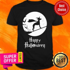 Top Halloween Witch Whippet Dog Lover Shirt