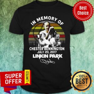 In Memory Of Chester Bennington July 20 2017 Linkin Park Signature Vintage Shirt