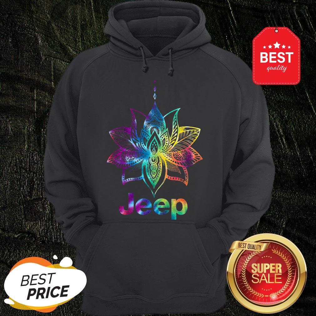 Official Jeep Mandala Lotus Tiedye Shirt