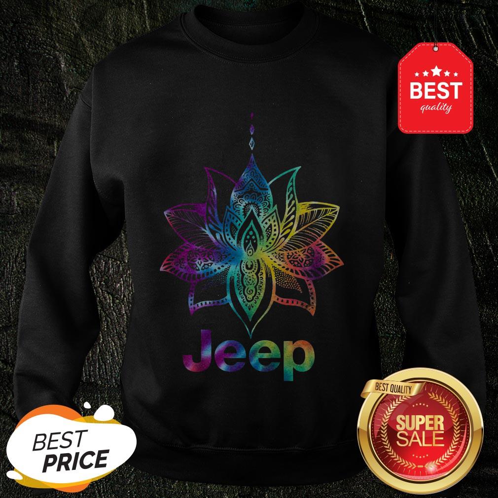 Official Jeep Mandala Lotus Tiedye Shirt