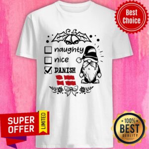 Naughty Nice Danish Gnow Noway Flag Shirt