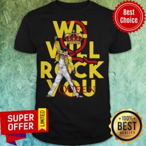 Top Freddie Mercury We Will Rock You Queen Crown Shirt