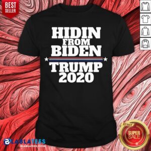 Premium Hidin From Biden Trump 2020 Shirt
