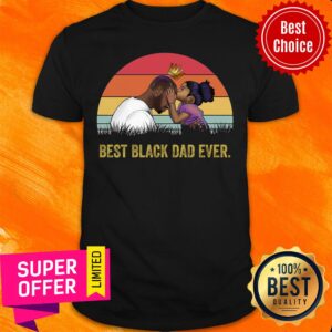 Best Black Dad Ever Súnet Vintage Shirt