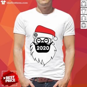 Pretty Santa Wearing Mask 2020 Christmas Shirt