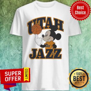 Mickey Utah Jazz Team Spirit Disney Shirt