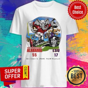 Nice The University Of Alabama 55 And LSU 17 Shirt