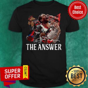 Funny Allen Iverson The Answer Signature Shirt