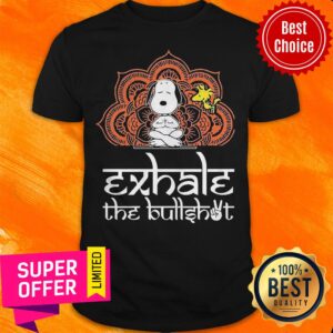 Premium Snoopy Yoga And Woodstock Exhate The Bullshot Shirt