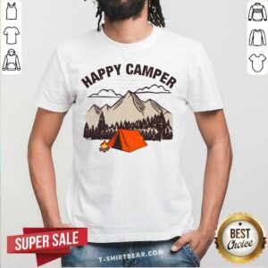 Awesome Happy Camper Mountain Shirt