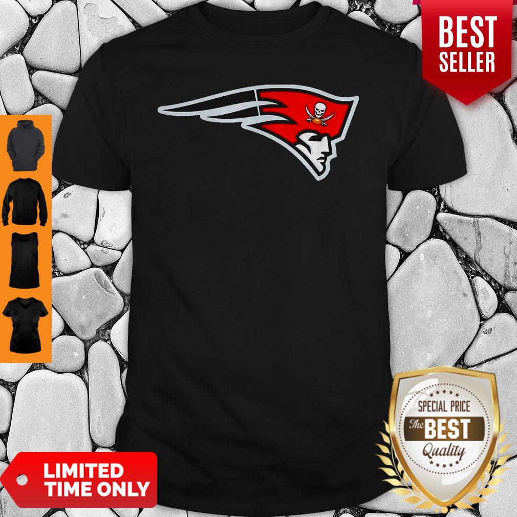 Official New England Patriots Tampa Bay Buccaneers Logo Shirt