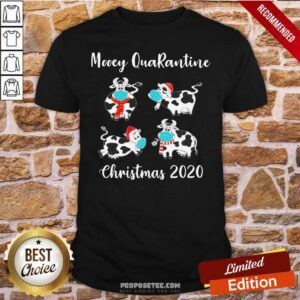 Nice Mooeys Face Mask Mooey Quarantine Christmas 2020 Shirt