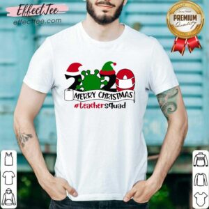 Good Merry Christmas 2020 Santa Elf Coronavirus Teacher Squad Shirt