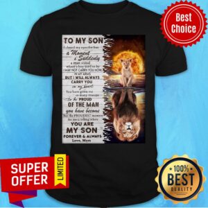Lion To My Son I Closed My Eyes For But A Moment And Suddenly A Man Stood Shirt