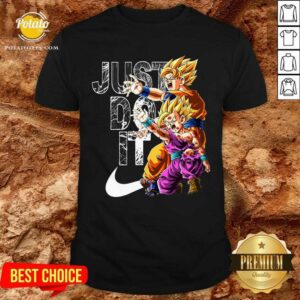 Drangon Ball Nike Just Do It Shirt