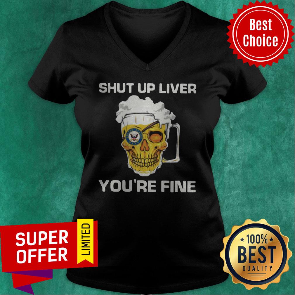 Awesome Harley Davidson Beer Shut Up Liver You’re Fine Shirt