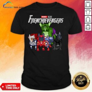 Hot Marvel Avengers French Bulldog Frenchievengers Shirt
