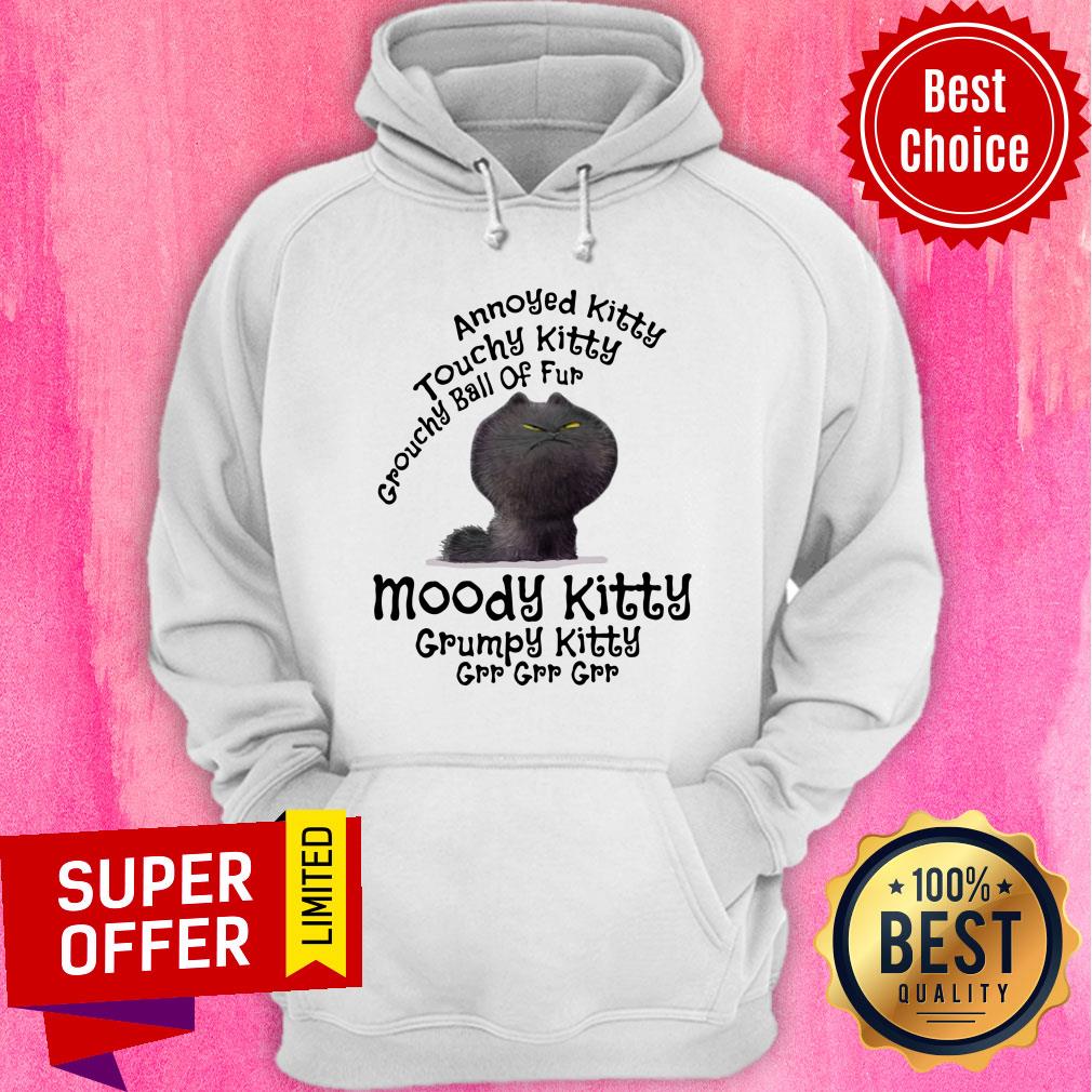 Annoyed Kitty Touchy Kitty Crouchy Ball Of Fur Shirt