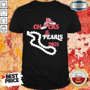 Confused Kamala Harris Vice President Chucks And Pearls Red Converse Snacker 2021 Shirt