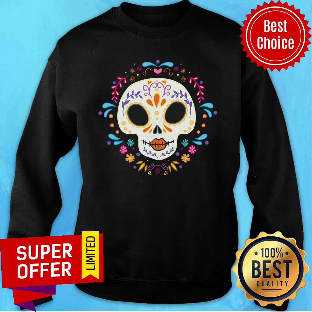 Art Sugar Skull Day Of The Dead Shirt